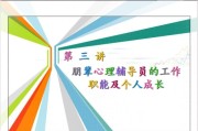 第三讲--朋辈心理辅导员的工作职能及个人成长.ppt课件